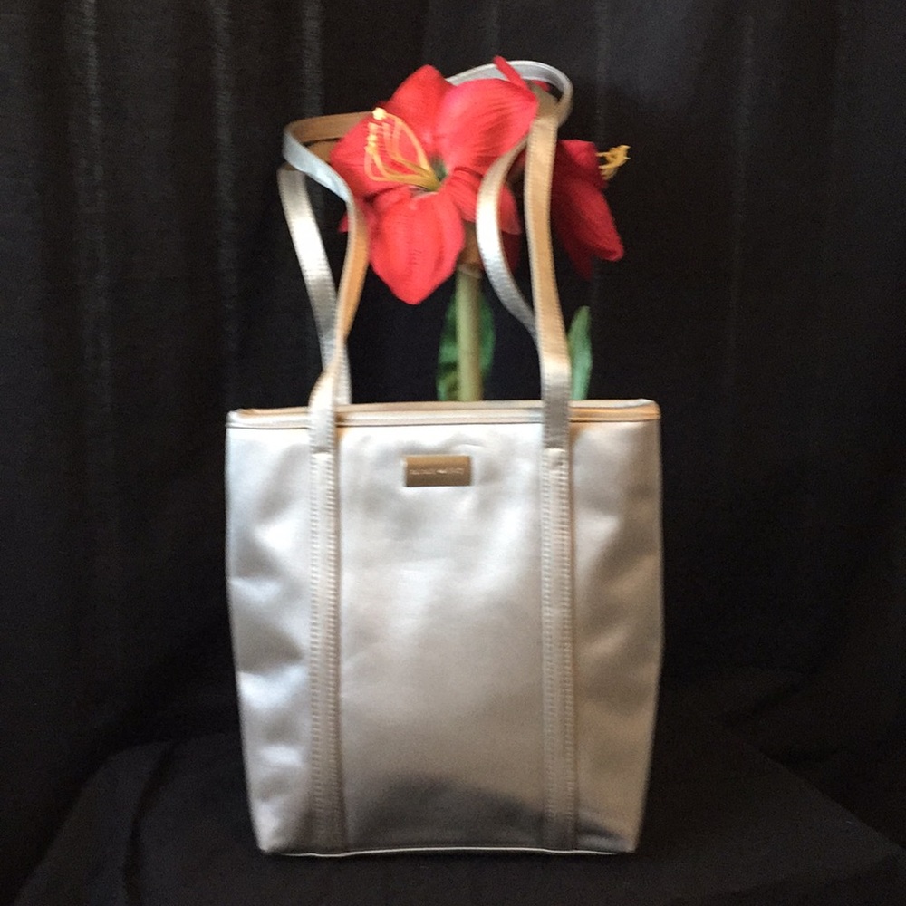 BEAUTIFUL VINTAGE NINE WEST SATIN SATCHEL PURSE